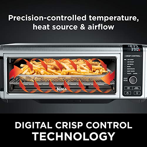 Ninja SP101 Digital Air Fry Countertop Oven, 8-in-1, Flip-Up Storage