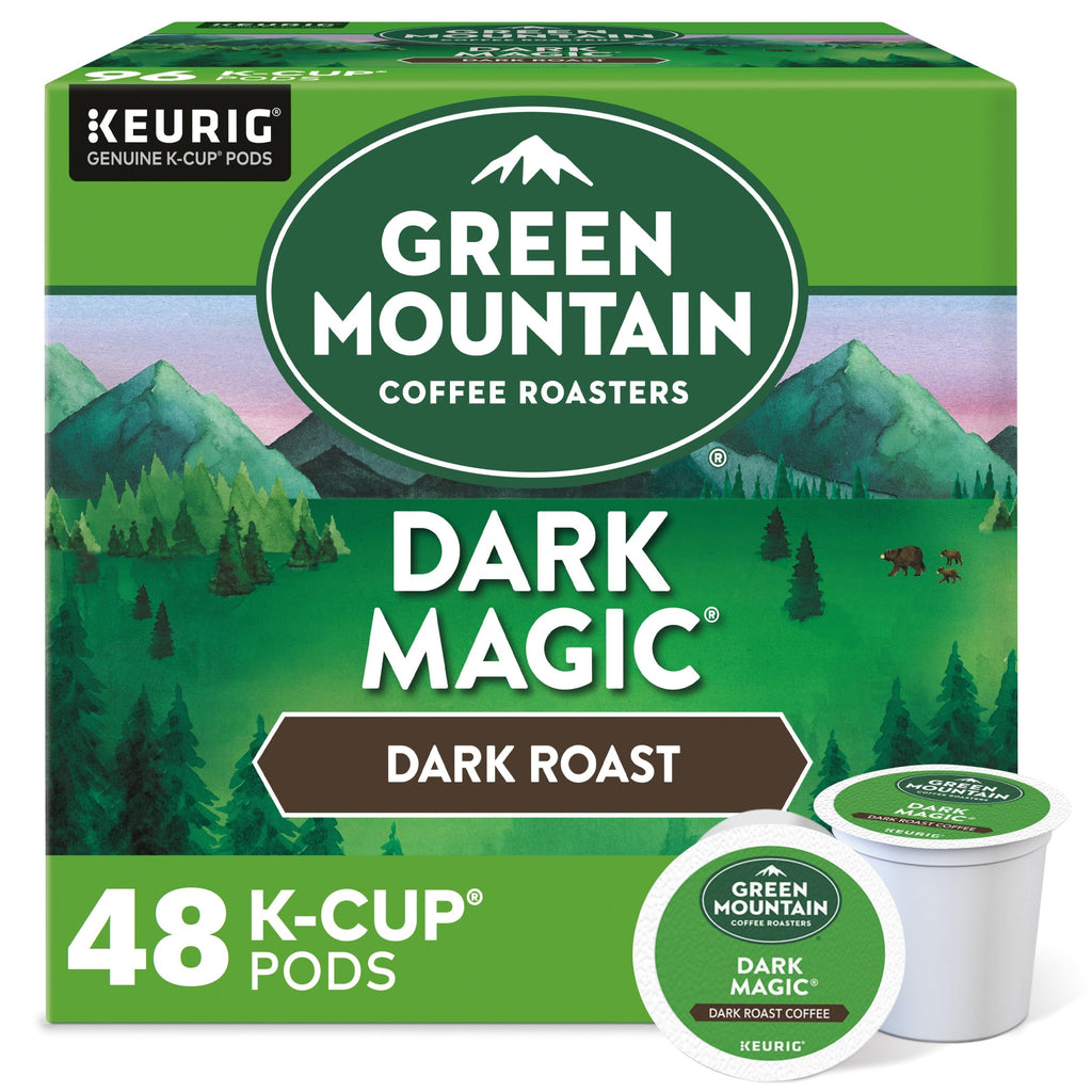 Green Mountain Coffee Dark Magic K-Cup Pods, Dark Roast, 48 Count (2 x 24)
