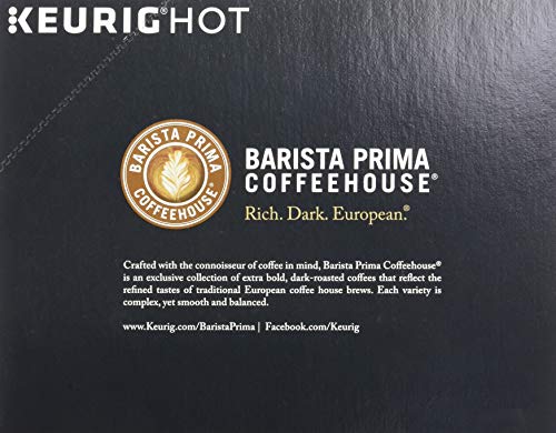 Barista Prima Coffeehouse French Roast K-Cup Pods, 96 Count