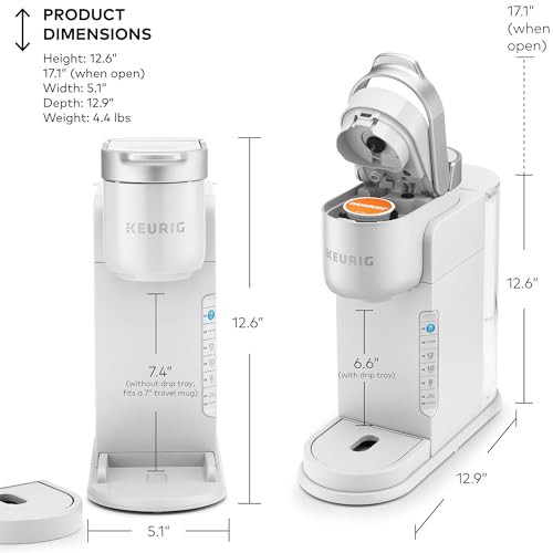 Keurig K-Iced Single Serve Coffee Maker, White