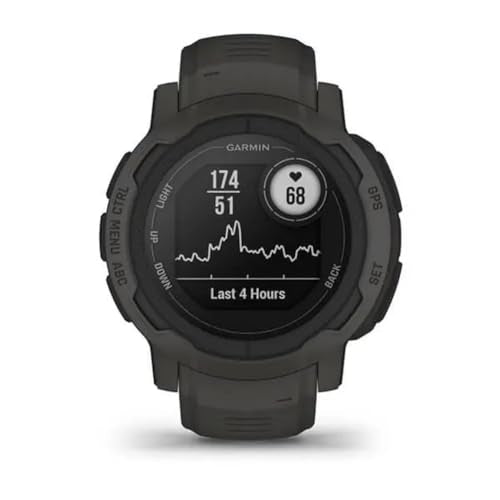 Garmin Instinct 2 Rugged GPS Smartwatch, Graphite (010-02626-10)