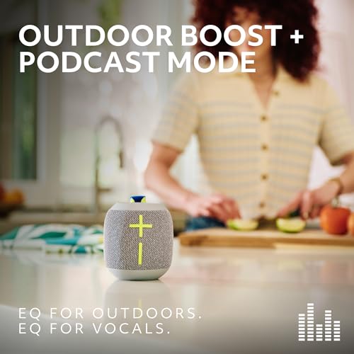 Ultimate Ears WONDERBOOM 4 Portable Bluetooth Speaker, Black