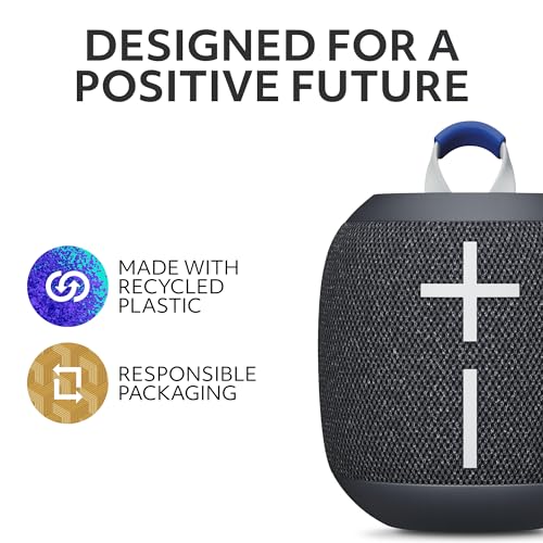 Ultimate Ears WONDERBOOM 4 Portable Bluetooth Speaker, Black