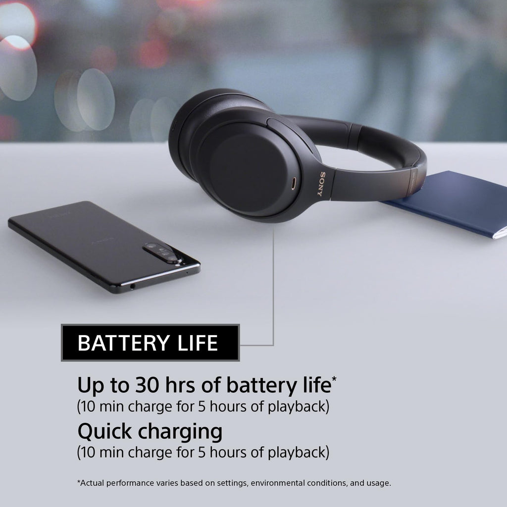 SONY WH1000XM4 WIRELESS NOISE CANCELLING HEADPHONE BLACK