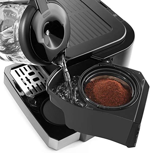 De'Longhi All-in-One Coffee & Espresso Machine with Milk Frother, 10-Cup (COM532M)