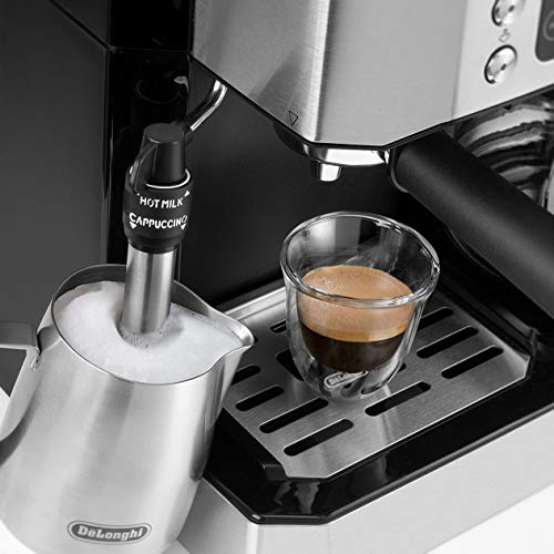 De'Longhi All-in-One Coffee & Espresso Machine with Milk Frother, 10-Cup (COM532M)