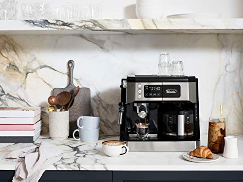 De'Longhi All-in-One Coffee & Espresso Machine with Milk Frother, 10-Cup (COM532M)