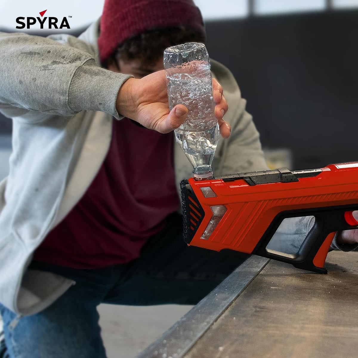SpyraGO Electric Water Blaster, Red