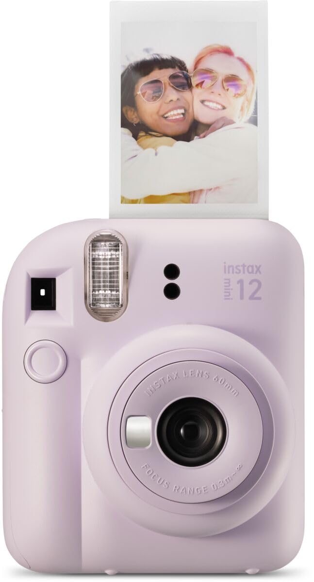 Fujifilm Instax Mini 12 Instant Camera Bundle - Purple
