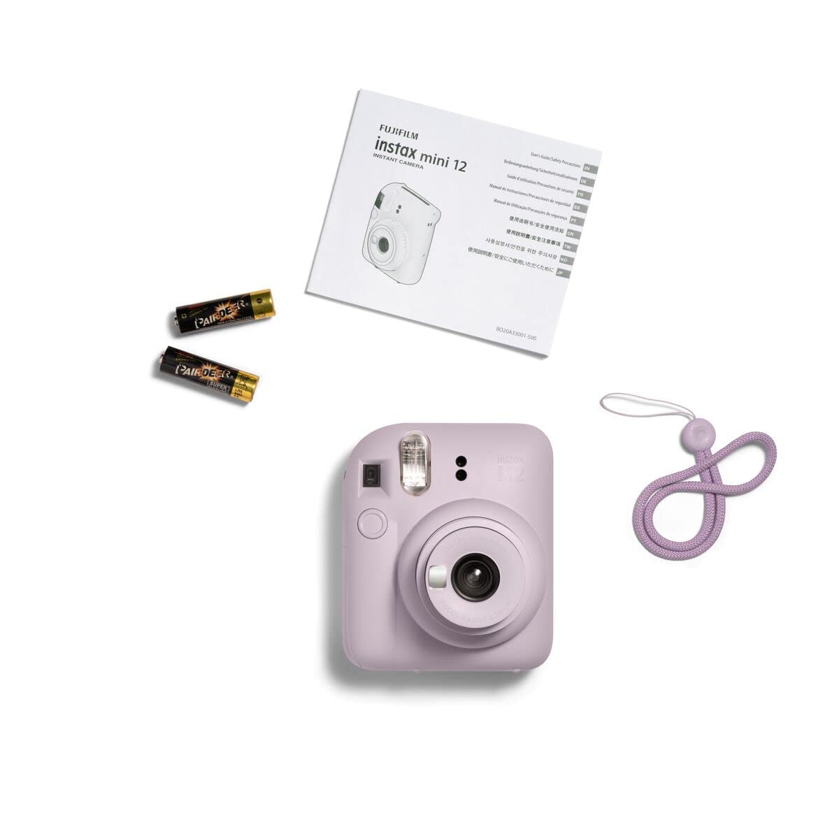 Fujifilm Instax Mini 12 Instant Camera Bundle - Purple