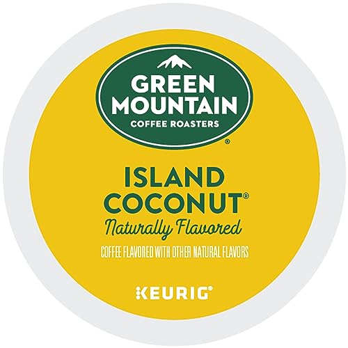 Green Mountain Coffee Roasters Island Coconut K-Cup Pods, 24 Count