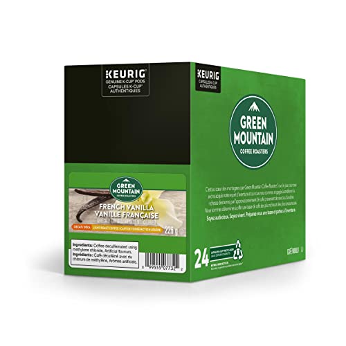 Green Mountain Coffee Roasters French Vanilla Decaf K-Cup Pods, 24 Count