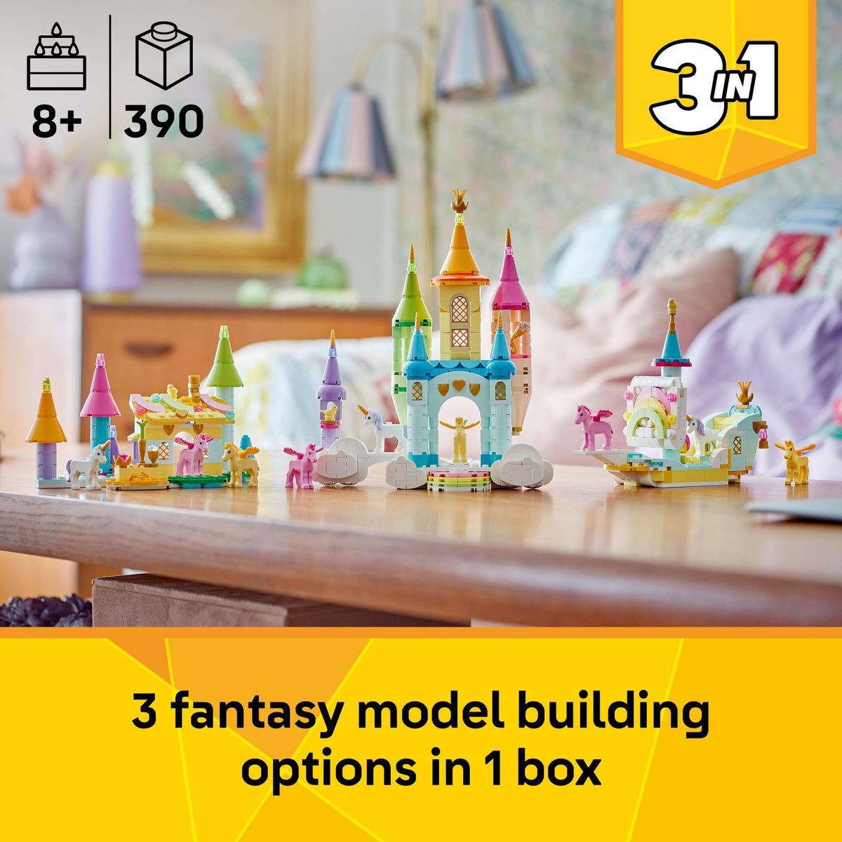 LEGO Creator 3-in-1 Unicorn Castle 31175