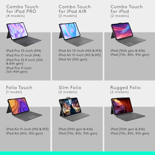 Logitech Combo Touch SE Keyboard Case for iPad (10th Gen & A16) (920-014504)