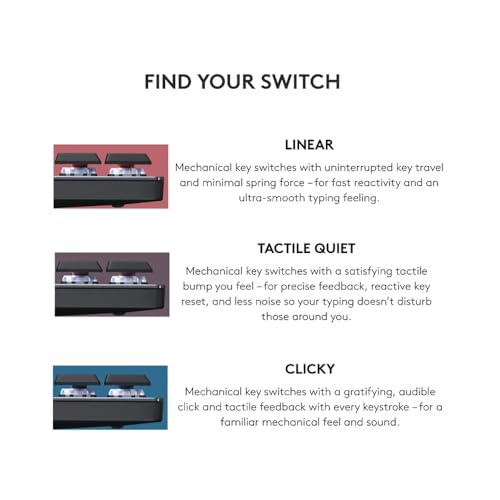 M Logitech MX Mechanical Keyboard