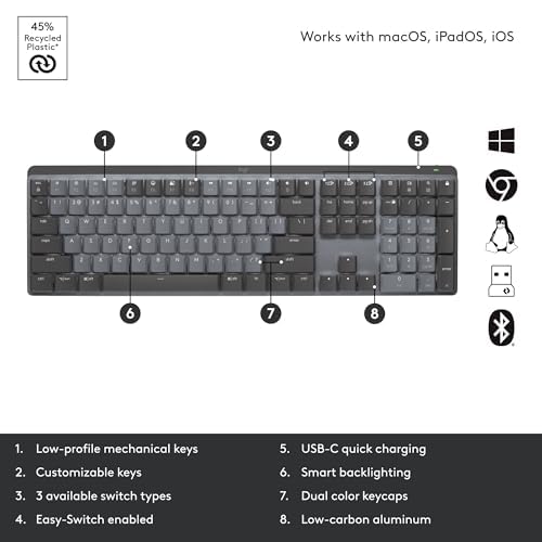 M Logitech MX Mechanical Keyboard