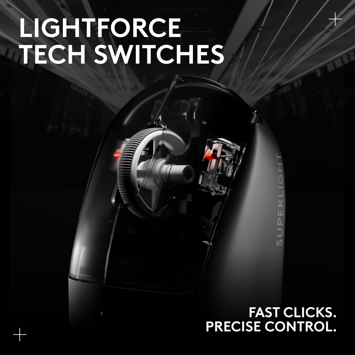 Logitech G Pro X Superlight 2 Wireless Gaming Mouse, White