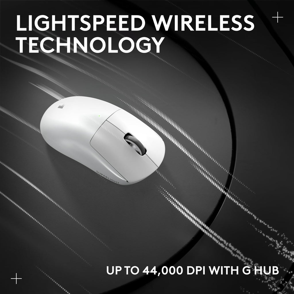 Logitech G Pro X Superlight 2 Wireless Gaming Mouse, White