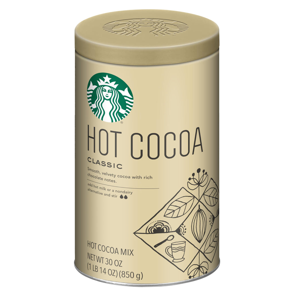Starbucks Classic Hot Cocoa Mix, 30 oz Tin, 2-Pack