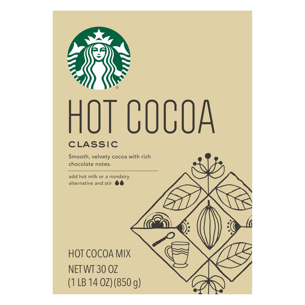 Starbucks Classic Hot Cocoa Mix, 30 oz Tin, 2-Pack