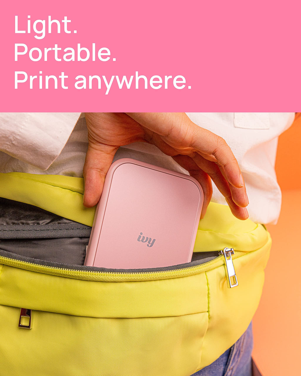 Canon IVY 2 Mini Photo Printer, Blush Pink