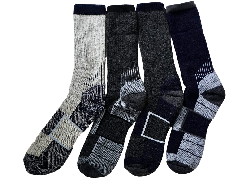 Kirkland Signature Men's Wool Blend Socks, 4-Pair