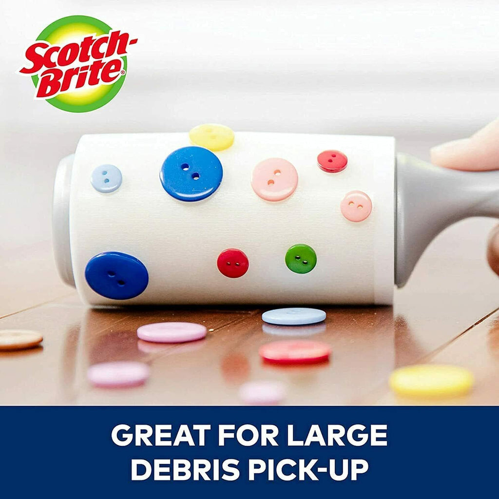 Scotch-Brite Lint Rollers, 95 Sheets per Roll, 5-Pack