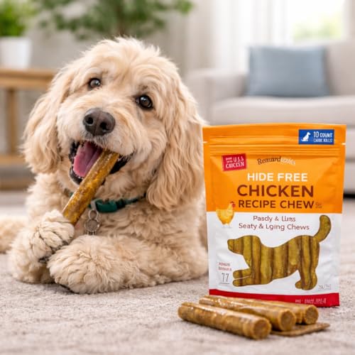 Rewardables Hide-Free Chicken Recipe Dog Chews, 2.4 lb