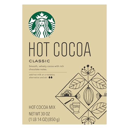Starbucks Classic Hot Cocoa Mix, 30 oz Tin, 2-Pack