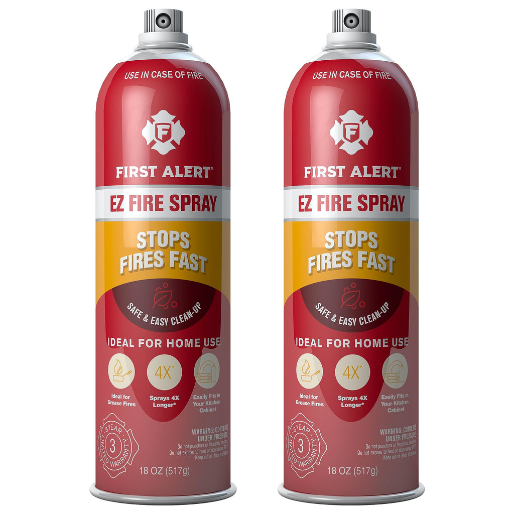 First Alert EZ Fire Extinguishing Spray, 2-Pack (AF400-2)