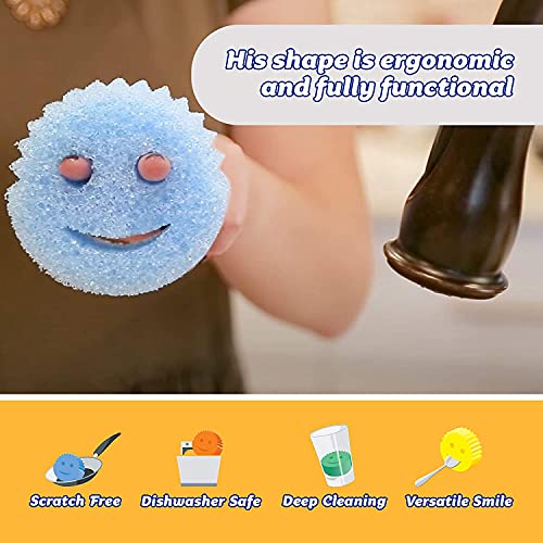 Scrub Daddy Colors Sponges, 8-Count Variety Pack