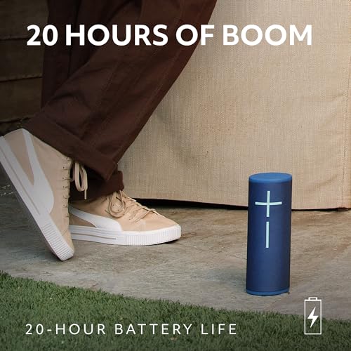 Ultimate Ears MEGABOOM 4 Portable Bluetooth Speaker, Active Black