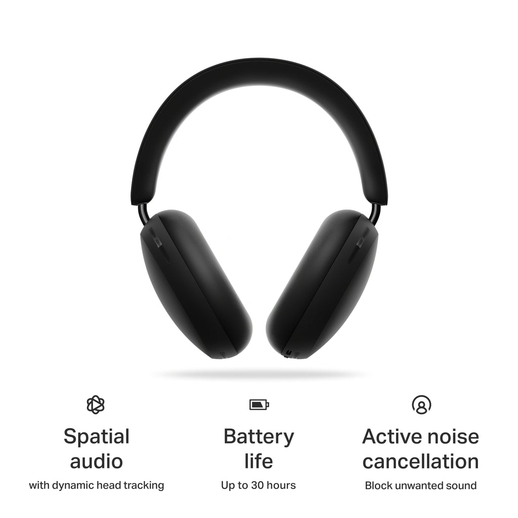 Sonos Ace Wireless Noise Cancelling Headphones, Black
