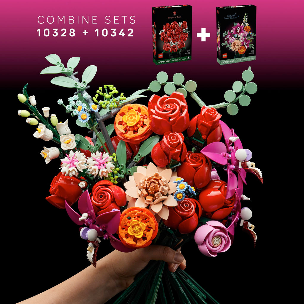 LEGO Botanicals Pretty Pink Flower Bouquet 10342