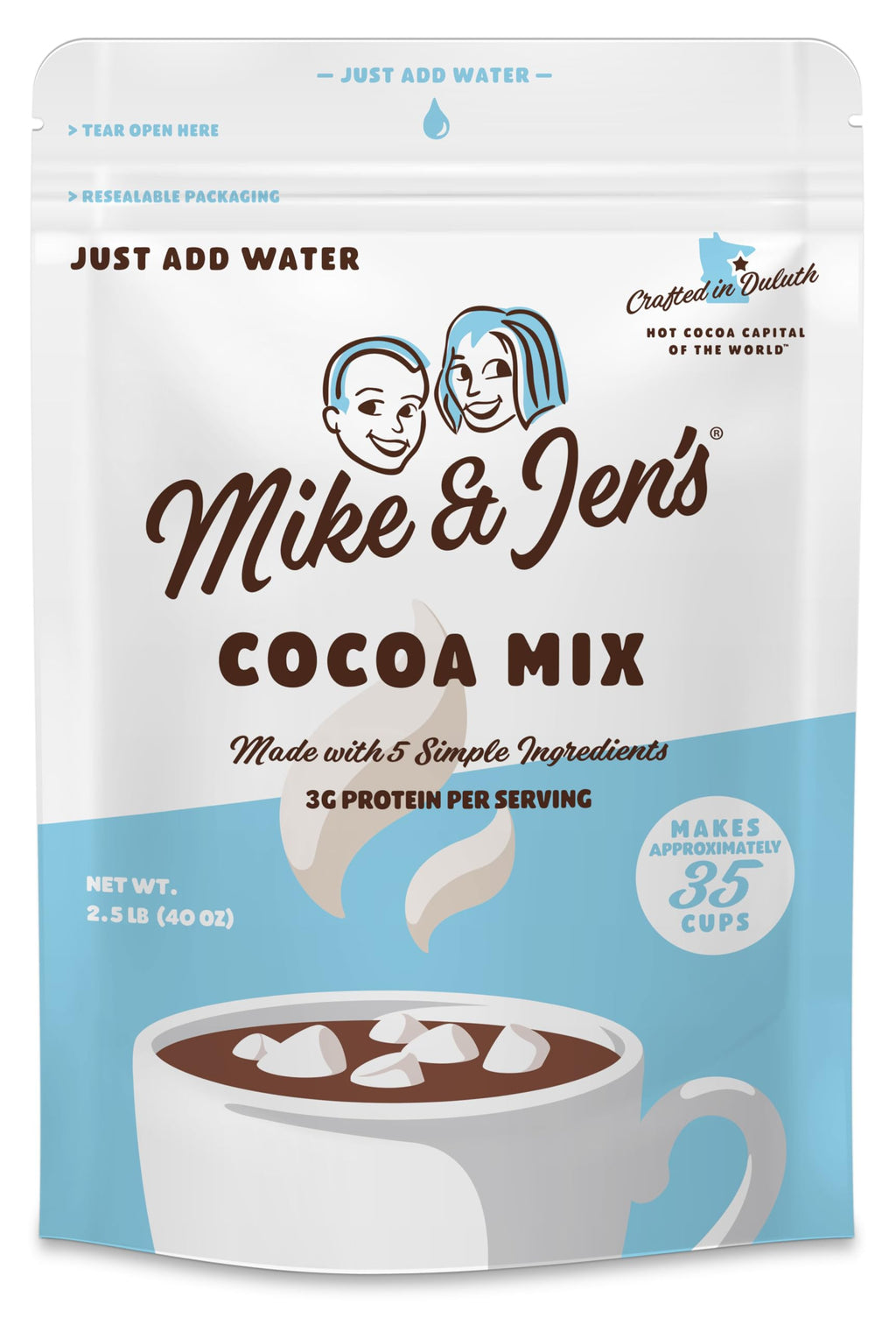 Mike & Jen's Hot Cocoa Mix, 2.5 lb (40 oz)
