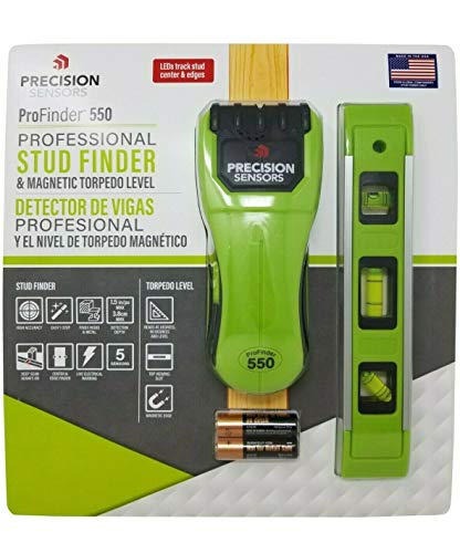 Precision Sensors ProFinder 550 Stud Finder & Magnetic Level
