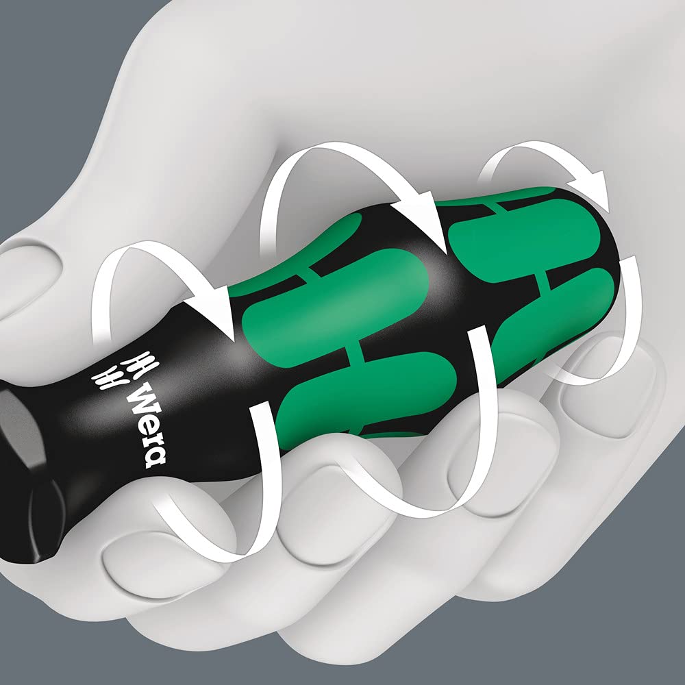Wera Kraftform Plus 334/6 Screwdriver Set with Rack, Lasertip, 6 Pieces