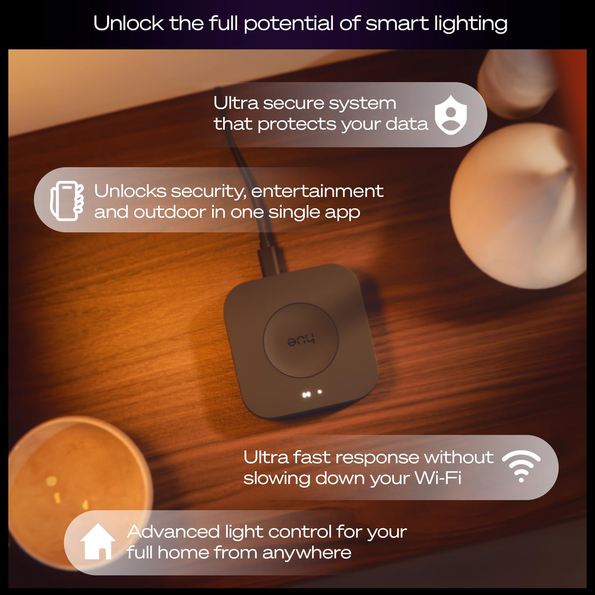 Philips Hue Bridge Smart Lighting Hub