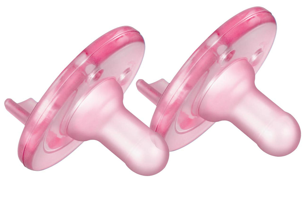 Philips Avent Soothie Pacifier, 3+ Months, Pink, 2-Pack (SCF192/07)
