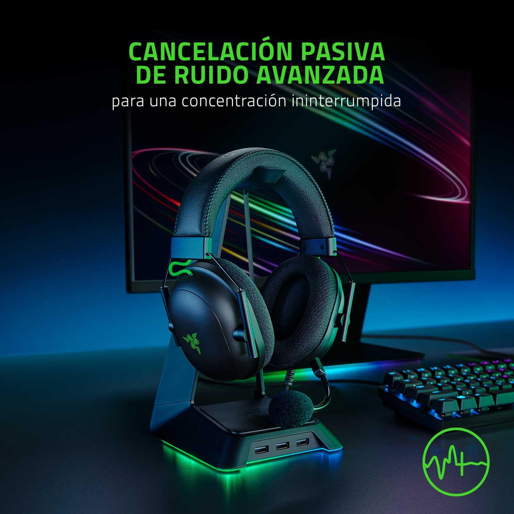 Razer BlackShark V2 Gaming Headset with THX 7.1 Spatial Surround, Black