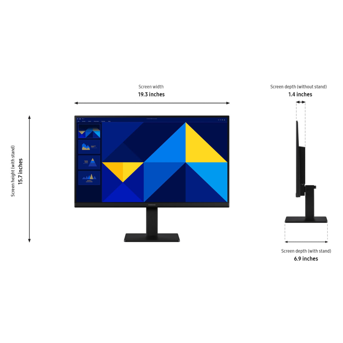 Samsung Essential S3 27-inch IPS Monitor, 100Hz (LS27D304GANXZA)