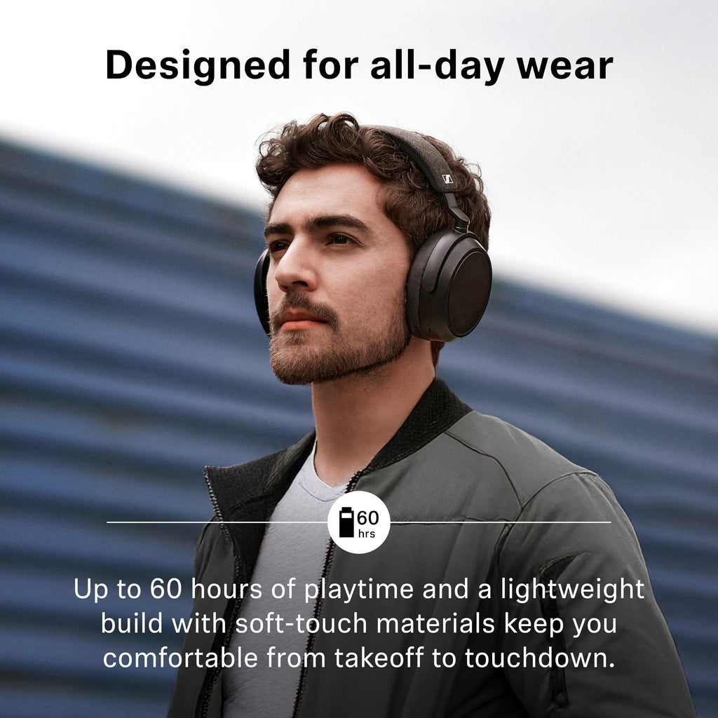 Sennheiser Momentum 4 Wireless Noise Cancelling Headphones, Black