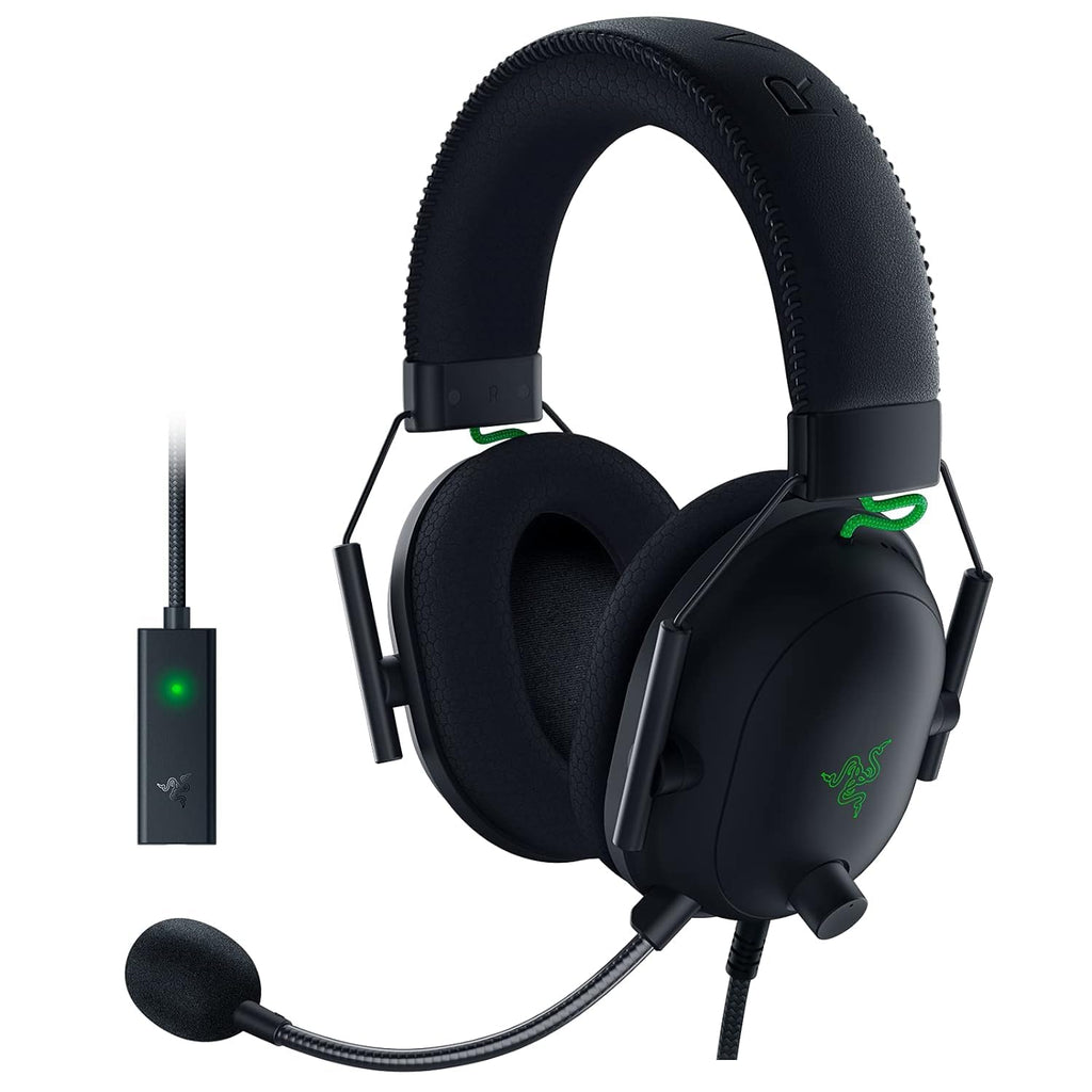 Razer BlackShark V2 Gaming Headset with THX 7.1 Spatial Surround, Black