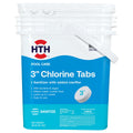 HTH 3-inch Chlorine Tablets for Pools, 40 lb