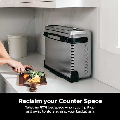 Ninja SP101 Digital Air Fry Countertop Oven, 8-in-1, Flip-Up Storage