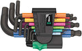 Wera 950/9 Hex-Plus Multicolour 2 Metric L-Key Set, 9 Pieces (05133164001)