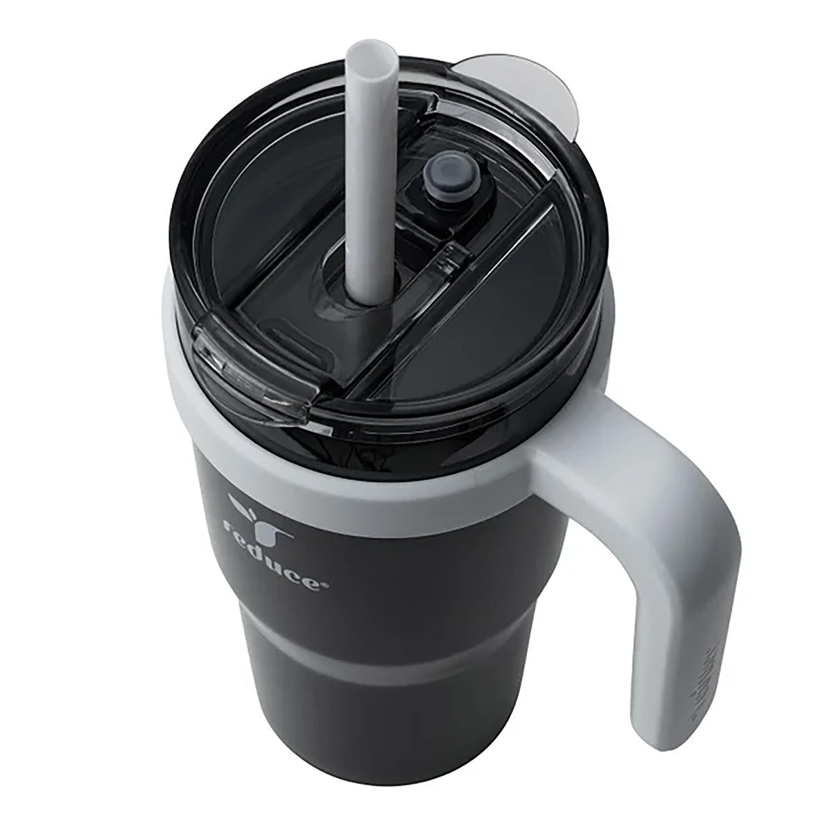 REDUCE Cold1 24 oz Insulated Tumbler, 2-Pack, Black/White