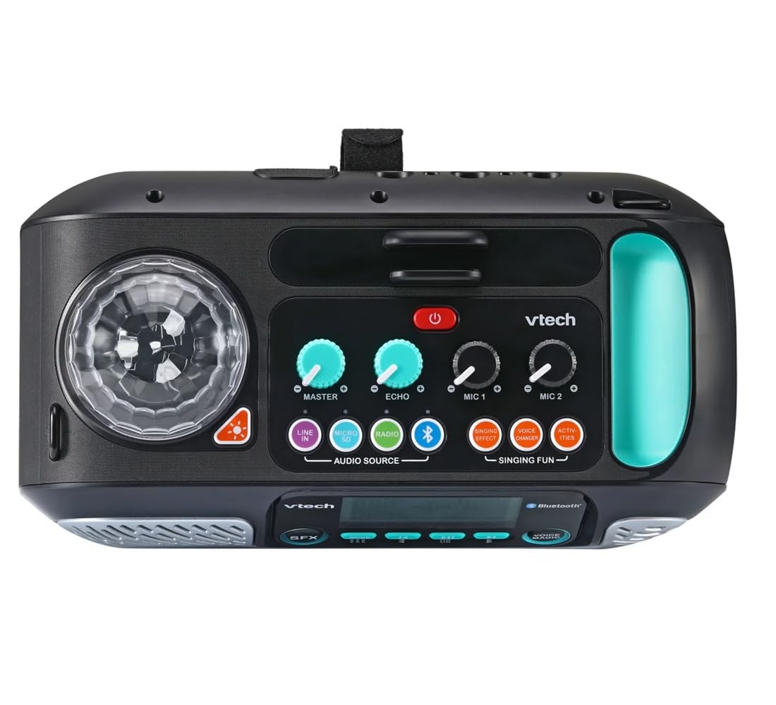 VTech Super Sound Karaoke Machine with Bluetooth and 2 Microphones