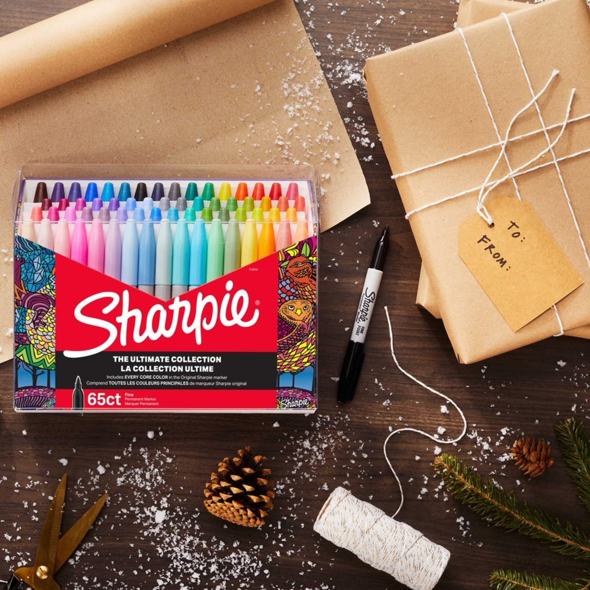 Sharpie Permanent Markers Ultimate Collection, Assorted Colors, 65 Count