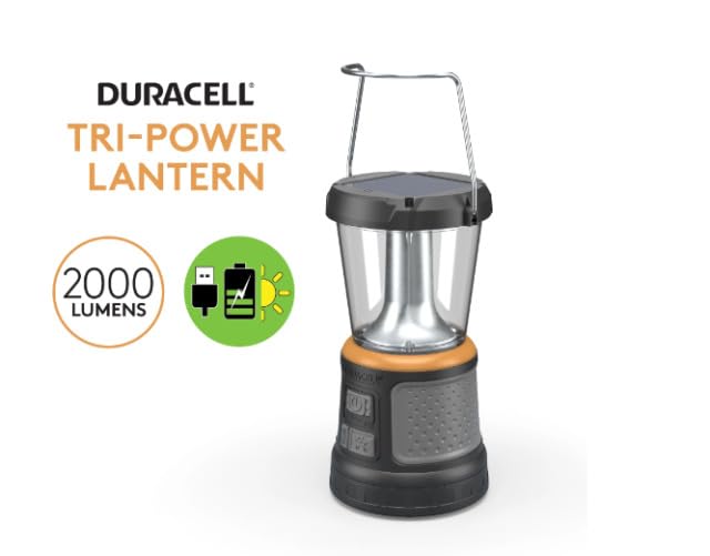 Duracell 2000 Lumen Tri-Power LED Lantern